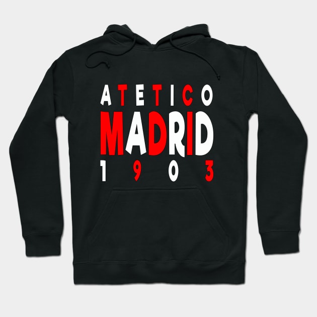 Atletico Madrid Classic Hoodie by Medo Creations